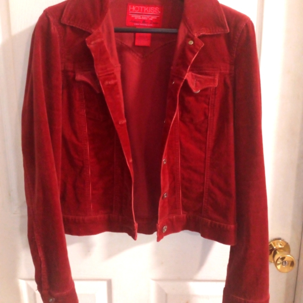 Burgundy Corduroy Jacket